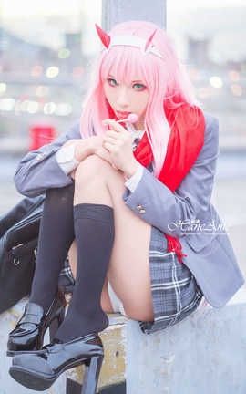 HaneAme겨-Zero Two-JK student